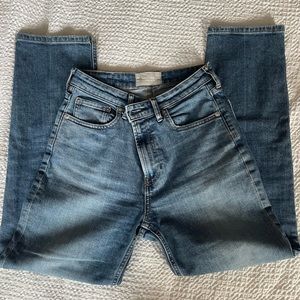 Everlane high rise straight jean
